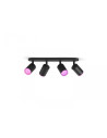 Spot LED RGB Cvadruplu Philips Hue Fugato, Bluetooth, 4xGU10