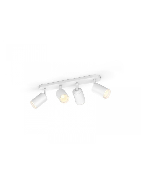 Spot LED RGB Cvadruplu Philips Hue Fugato, Bluetooth, 4xGU10