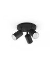 Spot LED RGB Triplu Philips Hue Fugato, Bluetooth, 3xGU10