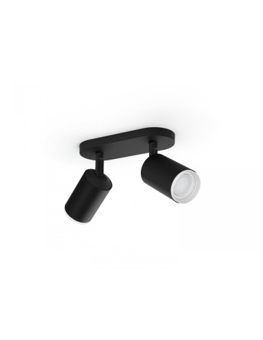 Spot LED RGB Dublu Philips Hue Fugato, Bluetooth, 2xGU10