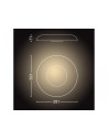 Plafoniera LED Philips Hue Still, Bluetooth, 22.5W (204W), 2500