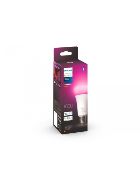 Bec LED RGB inteligent Philips Hue A67, Bluetooth, E27, 13.5W