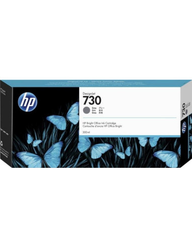 P2V72A,Cartus cerneala Nr.730 P2V72A Original HP Designjet T1700, Grey, 300 ml