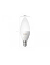 Bec LED RGB inteligent Philips Hue B39, Bluetooth, E14, 5.3W