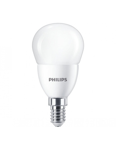 2 Becuri LED Philips P48, EyeComfort, E14, 7W (60W), 806 lm