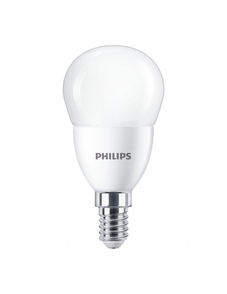 2 Becuri LED Philips P48, EyeComfort, E14, 7W (60W), 806 lm