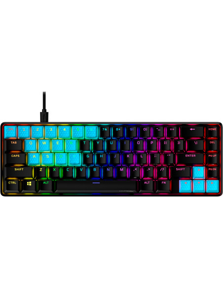519U1AA#ABA,Taste mecanice HP Gaming Keycaps Full set, HyperX Pudding, US Layout, Blue