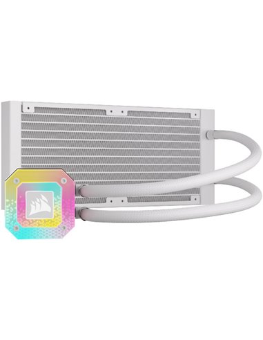 Corsair CPU Cooler H100I Elite Capellix XT Liquid White Edition  Cold Plate Material Copper Radiator Material Aluminum PWM Yes C
