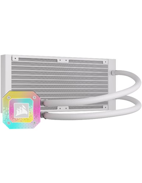 Corsair CPU Cooler H100I Elite Capellix XT Liquid White Edition  Cold Plate Material Copper Radiator Material Aluminum PWM Yes C