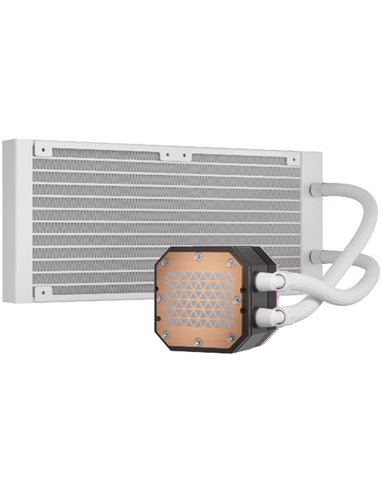 Corsair CPU Cooler H100I Elite Capellix XT Liquid White Edition  Cold Plate Material Copper Radiator Material Aluminum PWM Yes C