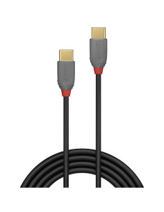 Cablu Lindy 1m USB 2.0 Type-C, Anthra 2