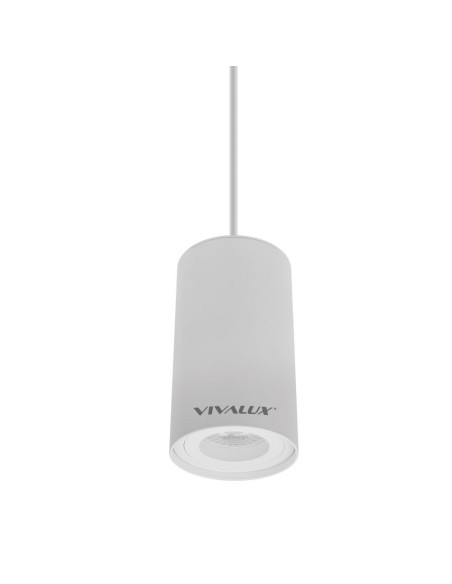 Pendul Vivalux W FARGO, GU10, Ø80mm, cablu 1m, Alb