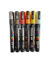 Set 6 Markere UNI POSCA PC-5M, 1.8-2.5mm, POS33-PC5M