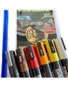 Set 6 Markere UNI POSCA PC-5M, 1.8-2.5mm, POS33-PC5M