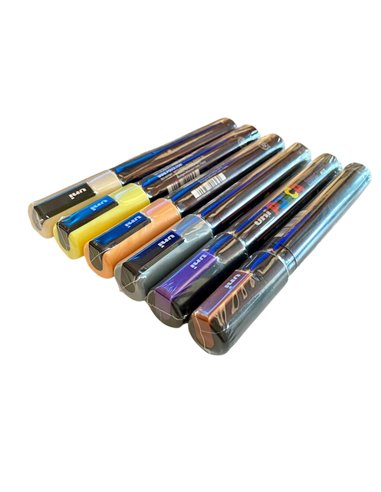 Set 6 Markere UNI POSCA PC-5M, 1.8-2.5mm, POS34-PC5M