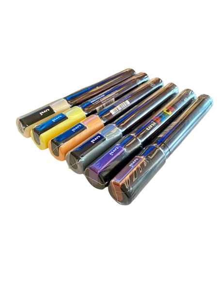 Set 6 Markere UNI POSCA PC-5M, 1.8-2.5mm, POS34-PC5M