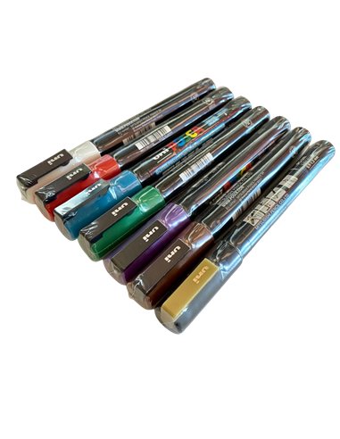 Set 7 Markere UNI POSCA PC-3M, 0.9 - 1.3 mm, POS35-PC3M