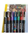 Set 7 Markere UNI POSCA PC-3M, 0.9 - 1.3 mm, POS35-PC3M