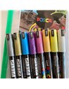 Set 8 markere UNI POSCA PC-1MR 0.7 mm, POS37-PC1MR
