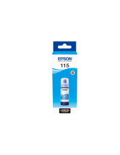 Cartus cerneala Epson 115, cyan, capacitate 70ml   6200 pagini, compatibil cu  Epson EcoTank L8160, EcoTank L8180