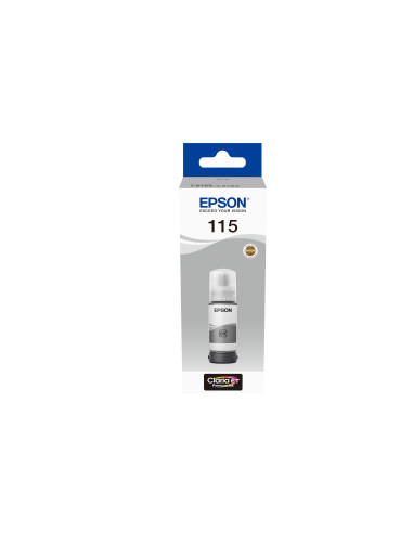 Cartus cerneala Epson 115, grey, capacitate 70ml   6200 pagini, compatibil cu  Epson EcoTank L8160, EcoTank L8180