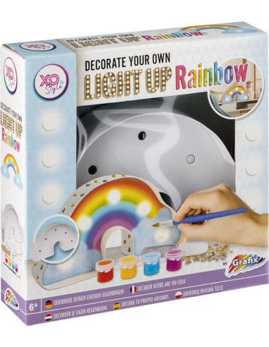 Set creativ - Picteaza lampa curcubeu,250008