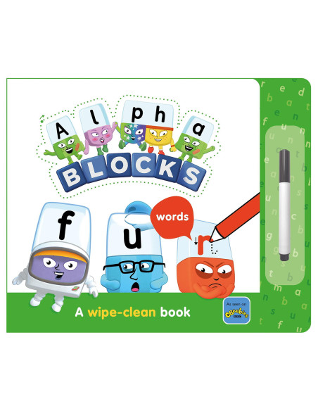 Carticica Scriu si sterg Alphablocks - Primele