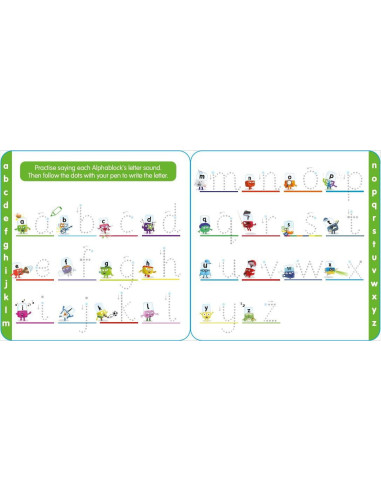 Carticica Scriu si sterg Alphablocks - Primele