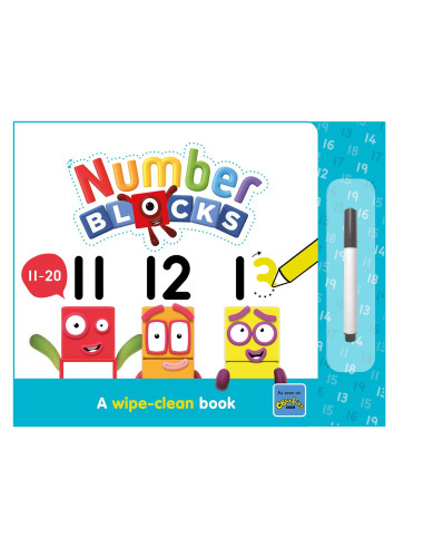 Carticica Scriu si sterg - Numberblocks 11-20,9781802630244