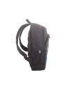 Rucsac negru LEGO M-Line, cu buzunar frontal - design albastru