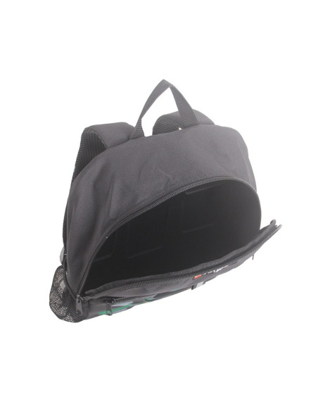 Rucsac negru LEGO M-Line, cu buzunar frontal - design verde