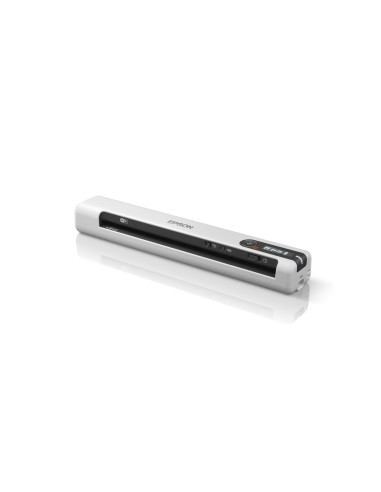 Scanner Epson DS-80W portabil, dimensiune A4, tip sheetfed, viteza scanare  4 sec pagina alb-negru si color, rezolutie optica 60