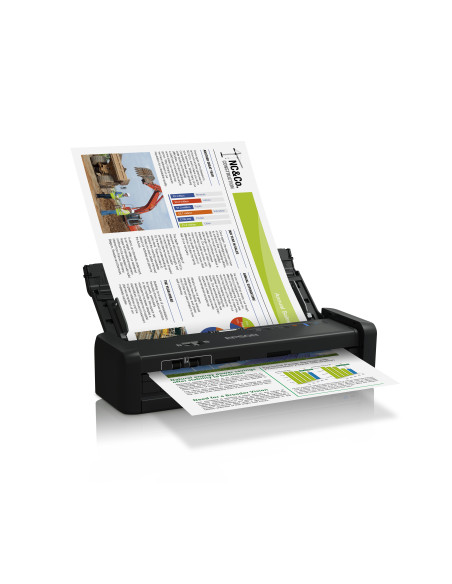 Scanner Epson DS-360W wireless, portabil, baterie inclusa, dimensiuneA4, Rezoluţie optică (ADF)600 DPI x 600 DPI (orizontal x ve