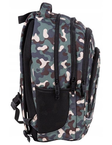 Set scoala Army - Ghiozdan scoala, Penar echipat cu 1 fermoar si Sac incaltaminte