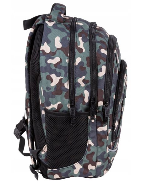 Set scoala Army - Ghiozdan scoala, Penar echipat cu 1 fermoar si Sac incaltaminte