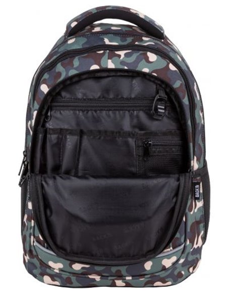 Set scoala Army - Ghiozdan scoala, Penar echipat cu 1 fermoar si Sac incaltaminte