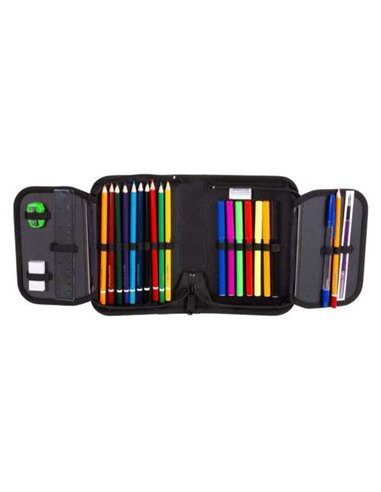 Set scoala Army - Ghiozdan scoala, Penar echipat cu 1 fermoar si Sac incaltaminte