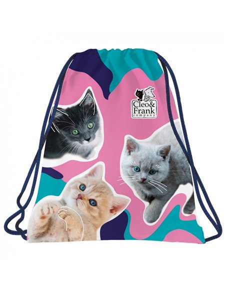 Set scoala CLEO&FRANK 37, Ghiozdan, Penar echipat 1 fermoar, Sac incaltaminte
