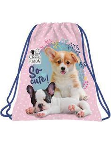Set scoala Cleo & Frank 34 - Ghiozdan scoala, Penar neechipat cu 1 fermoar si Sac incaltaminte