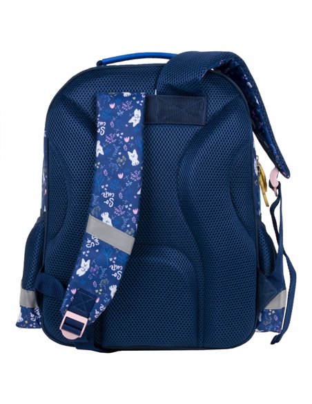 Set scoala Cleo & Frank 34 - Ghiozdan scoala, Penar neechipat cu 1 fermoar si Sac incaltaminte