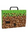 Set scoala Minecraft 12 - Ghiozdan scoala, Mapa desen si Sticla apa