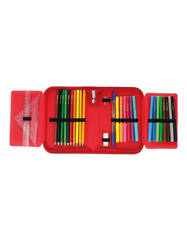 50038237,Penar echipat Herlitz 31 piese, doua clape, Motiv cute animals-Zebra