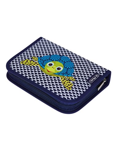 50038268,Penar echipat Herlitz, 31 piese, doua clape, Motic cute animals-Turtle