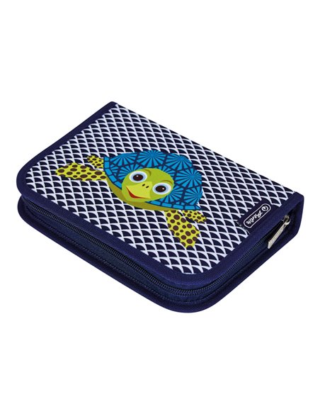 50038268,Penar echipat Herlitz, 31 piese, doua clape, Motic cute animals-Turtle