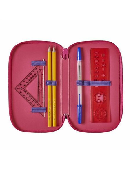 50038800,Penar echipat 31 piese 3 fermoar, Motiv cute animals-Zebra