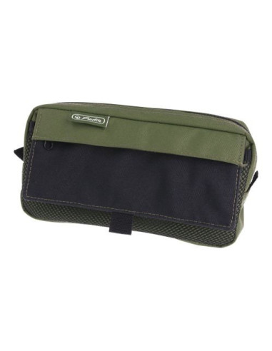 50039029,Necessaire, 2 compartimente, culoare verde olive/negru