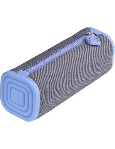 SV-PRISMOKAGGM,Necessaire patrat serve prismo silicon/poliester gri/aqua blister