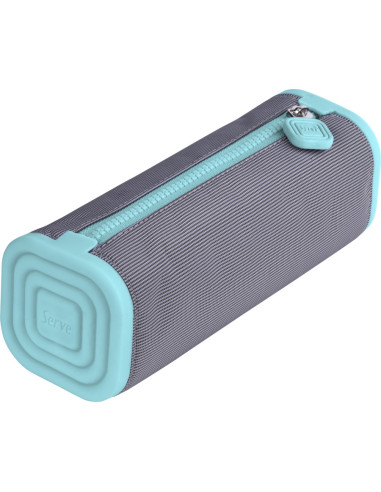 SV-PRISMOKAGNY,Necessaire patrat serve prismo silicon/poliester gri/albastru blister