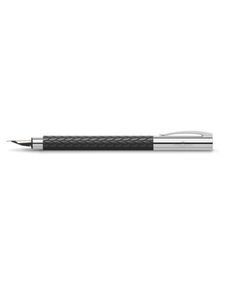 FC146060,Stilou ambition 3d leaves negru m faber-castell
