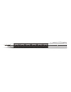FC148921,Stilou ambition rhombus negru f faber-castell